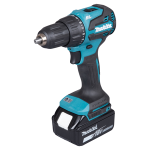 Makita DLX2537ST 18V LXT Brushless Twin Pack Kit β DHP485 Combi Drill + DTD153 Impact Driver, 2x 5.0Ah Batteries, Charger & Makpac Case