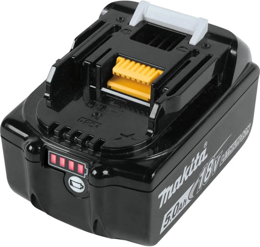 🔋 Makita 18V LXT Battery & Charger Kit – 2×5.0Ah BL1850B Batteries, ⚡ DC18RC Charger & 🧳 Type 2 Makpac Case